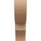 Ekena Millwork 5-inch W x 14-inch D x 18-inch H Ridgewood Rough Cedar Woodgrain TimberThane Knee Brace, Primed BRCUR05X14X18RIDRCPR - alternate 2